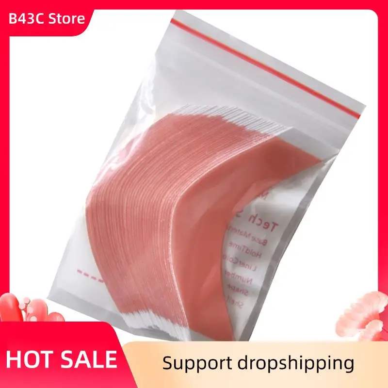 

B43C 180Pcs/Lot Duo-Tac Super Strong Hair Wig Tape Double Adhesive Extension Strips Waterproof For Toupee Lace Wigs Film C