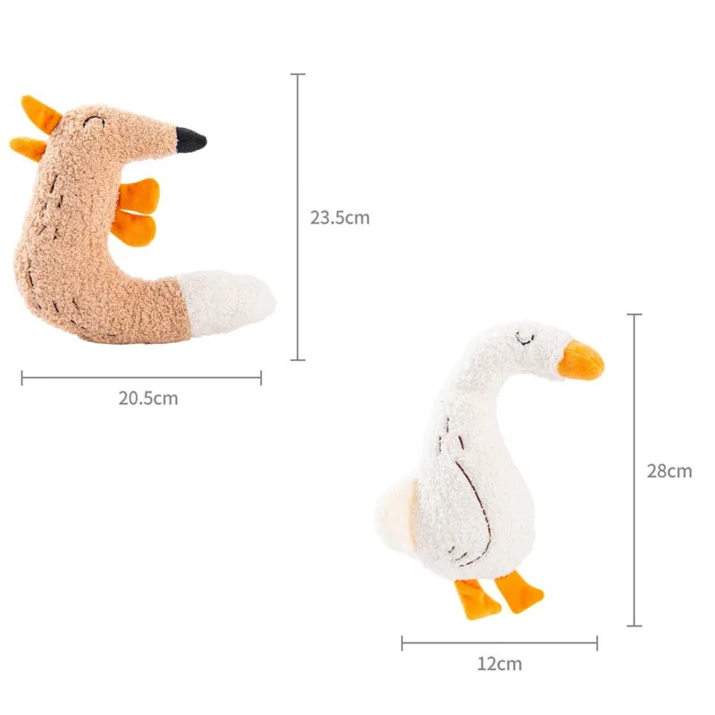 Plush Interactive Pet Toy Bite-resistant Squeak Dogs Cats Chew Toys Indoor Relieve Boredom Relaxing Kitten Entertainment Play
