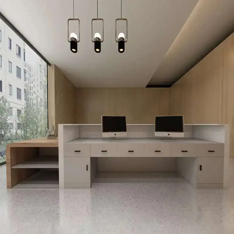 

Italian Style Clothing Shop Reception Desks Hotel Luxury Beauty Salon Reception Desks Simplicity Office Furniture Recepce HBRD