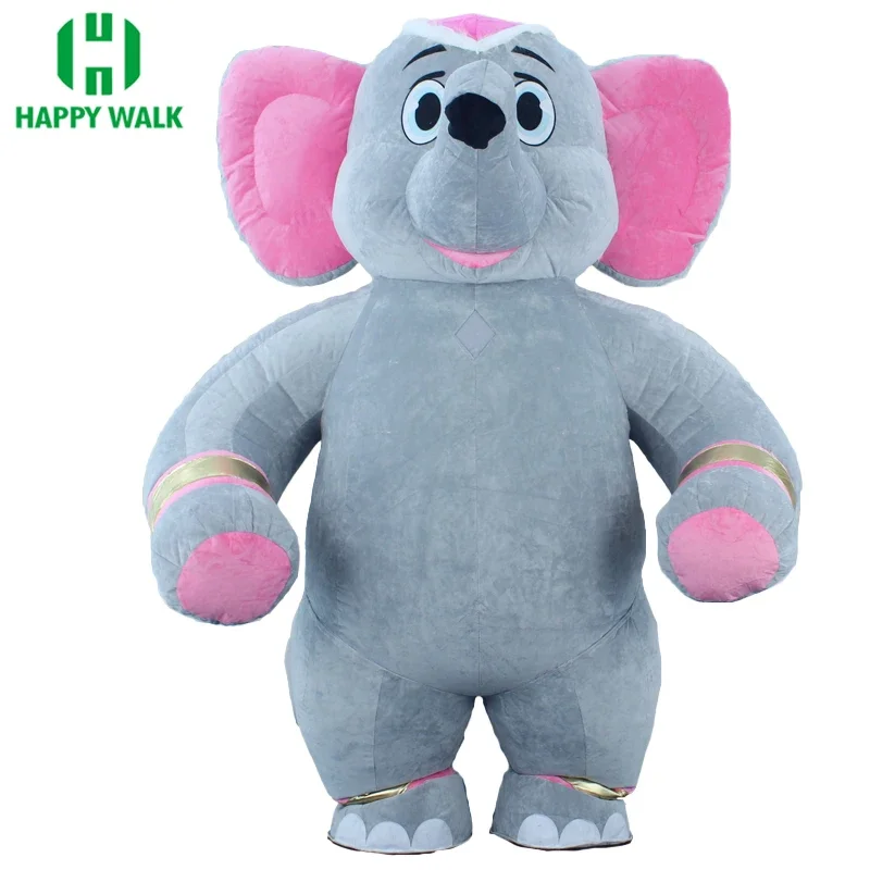 

Inflatable Elephant Costume Mascot for Adult Activity Halloween Party Carnival Funny Cosplay Celebrating Dress Suit