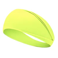 Fluorescent Sport Headband Yoga Sweat-absorhing Hairband Wide Elastic Headband - Image 3