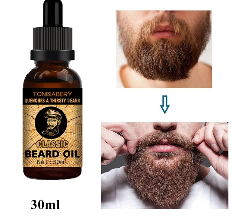 

30ml Liquid Natural Effective Beard Growth Essential Oil Enhancer Nutrient Oil For Men Beard Growth Hair Loss Treatment Products