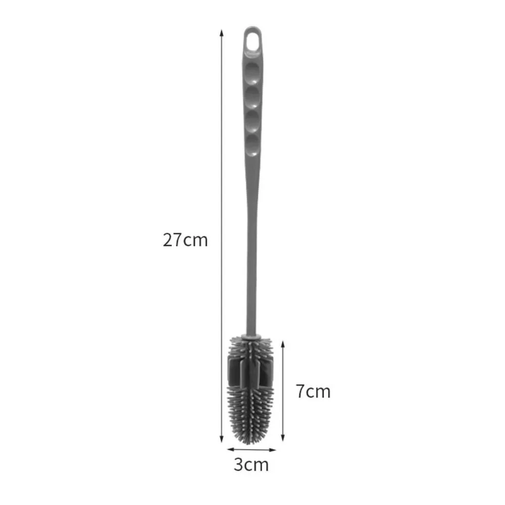 Silicone Sports Bottle Brush Long Handle 1