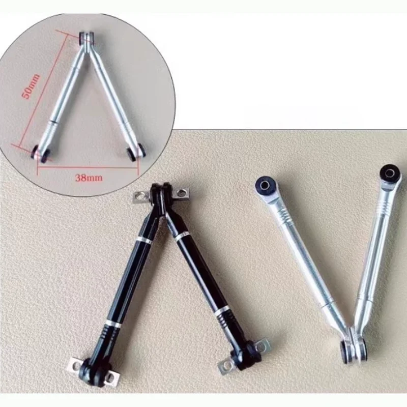 RC Metal Y Shaped Ball Head Tie Rod Holder 1/14 RC Truck for SCANIA Tamiya 770S R620 for VOLVO ACTROS AROCS Model Car DIY Parts