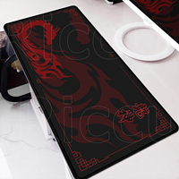 Black & Red Dragon God Mouse Pad Gaming XXL Non-Slip Keyboard Desk Mat Office Carpet Computer Mouse Mat XL New HD Print Mousepad