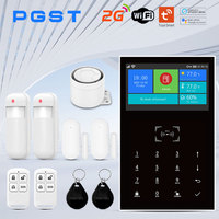 PG109 Anti-theft Smart Home Alarm System 4.3 inch Screen WIFI+2G Burglar Home Security with Motion Detector Door Window Sensor