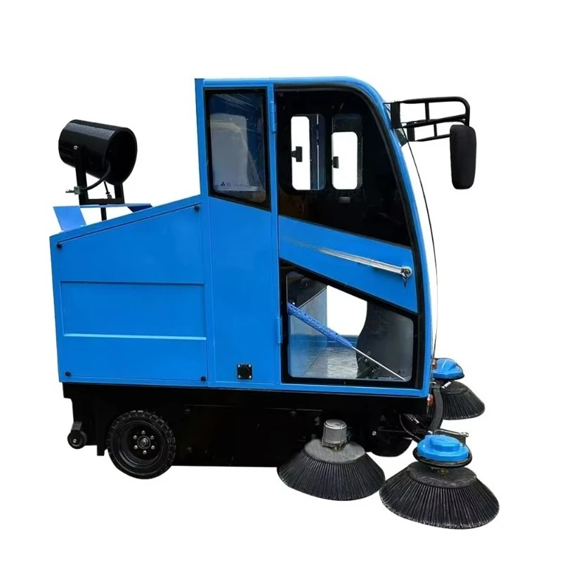 Super Star Fully Enclosed Ride-On Sweeping Vehicle 48v Electric Burnishing Machine Efficient Street Cleaning Four-Wheeled Unit - view 5