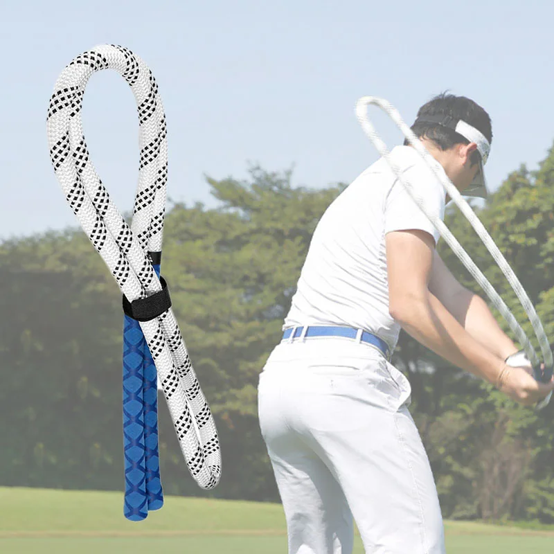 Cuerda de corrección de gestos portátil para Swing de Golf, cuerda de ejercicios de asistencia de Golf, Ayuda de entrenamiento portátil, agarre