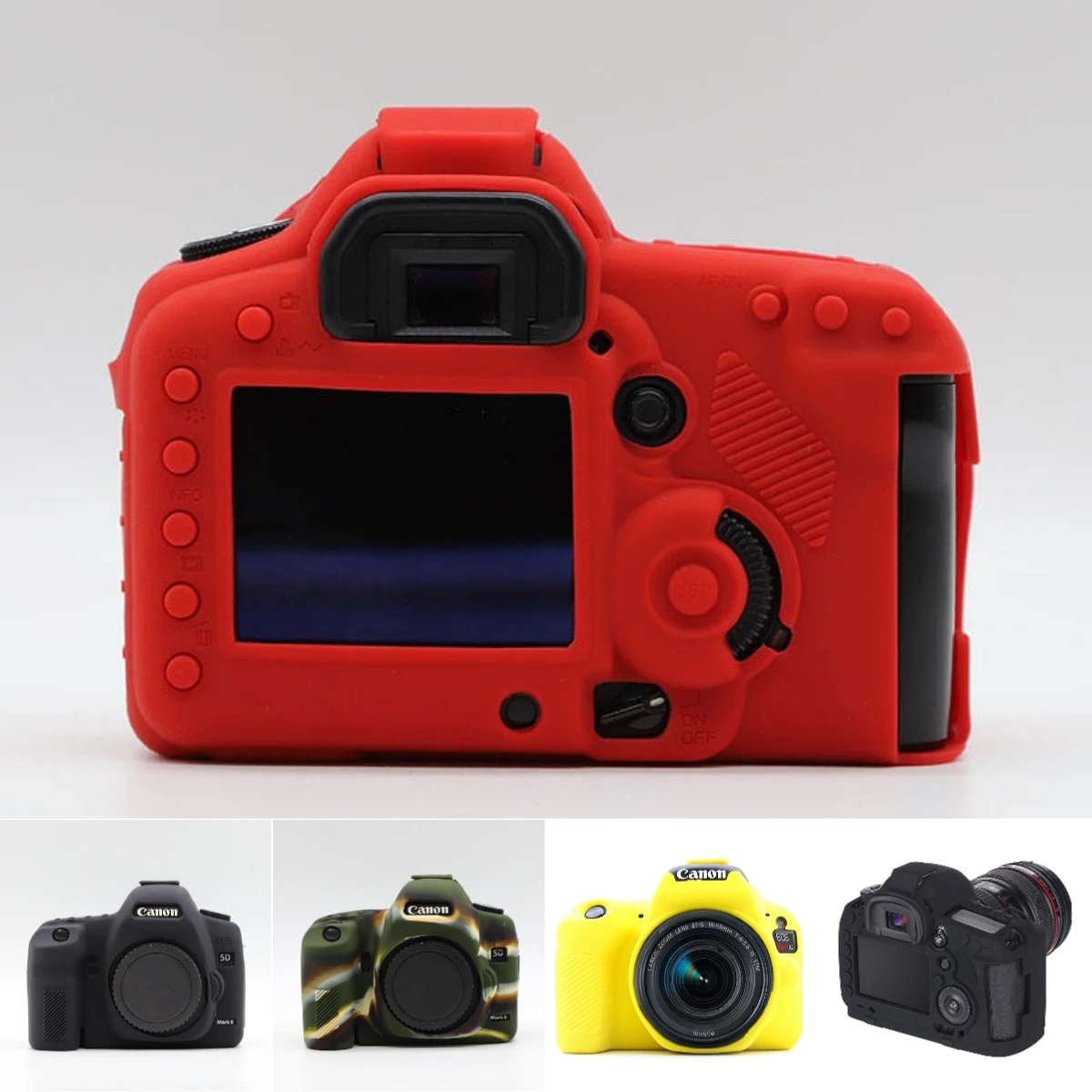 

Adjustable Shoulder Strap Camera Bag For Canon EOS R50 R 90D 850D T8i 250D 6D II 6D2 5D3 5D4 1300D 800D SL3 T7i T6