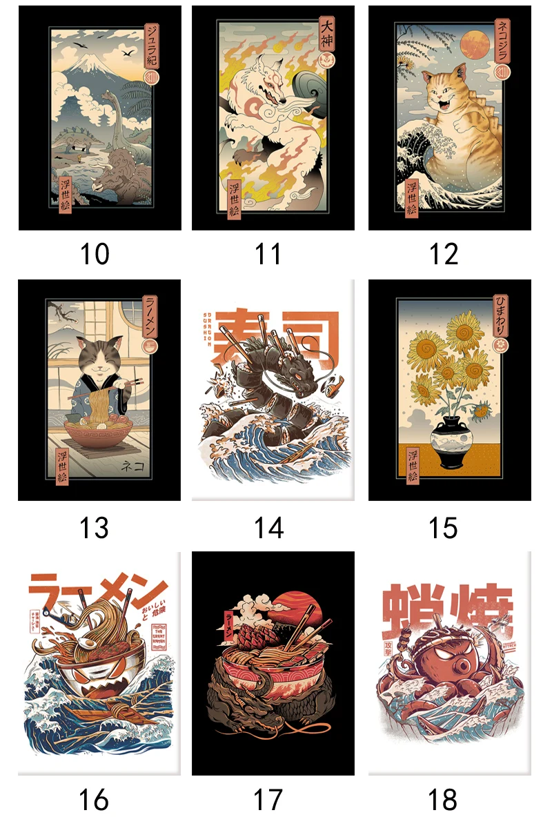 Samurai Katze Noren Vorhang Japanische Ramen Food Shop Küche Tuch Tür Vorhänge Öl Rauchfest Trennvorhang Kein Stanzen – Detail 9