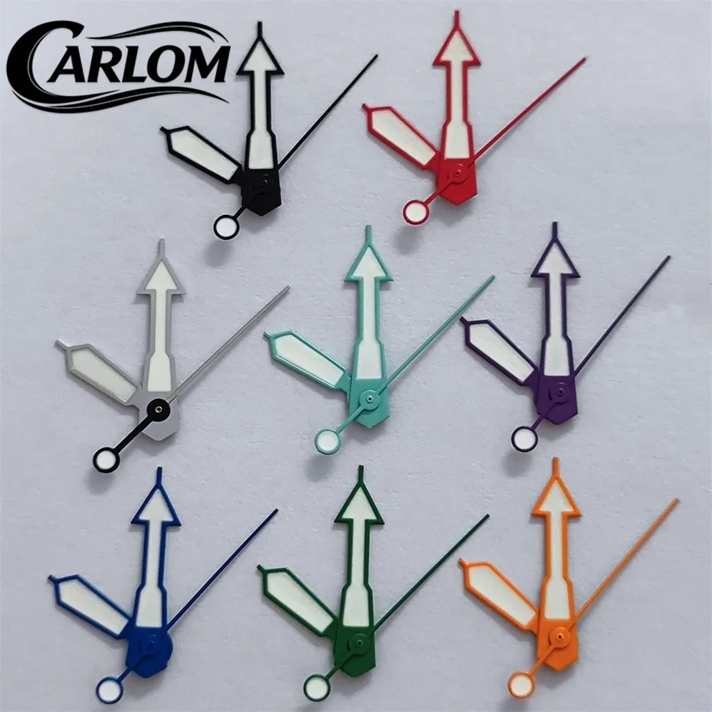 NH Watch Hands For NH35 NH36 NH38 NH39 NH70 Movement Green Luminous High Quality Watch Accessories Silver Black Blue Red