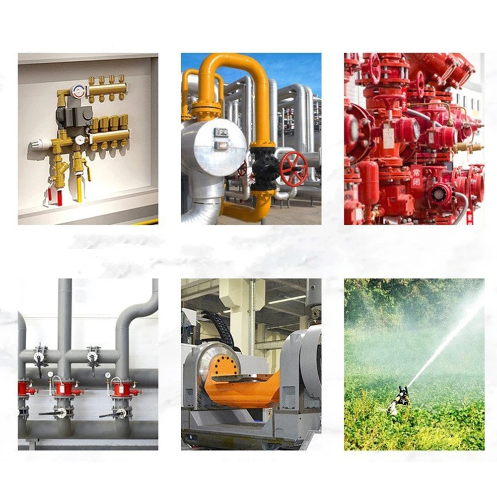 4pcs M30x1.5mm Thermostatic Radiator Valve Heating Temperature Control Valve Thermostatic Head HVAC System Parts