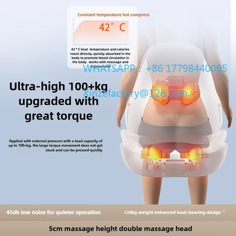 Customizable Waist And Hip Massage Cushion Electric Relax Back Cervical Massager Buttocks Leg Heating Kneading Body Lumbar Pillo