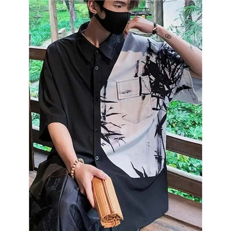 

Extra Large 300 Pou New Trendy Loose Splice irt ex Spring Summer Design Simple Faion irt Youth ular ort Sve