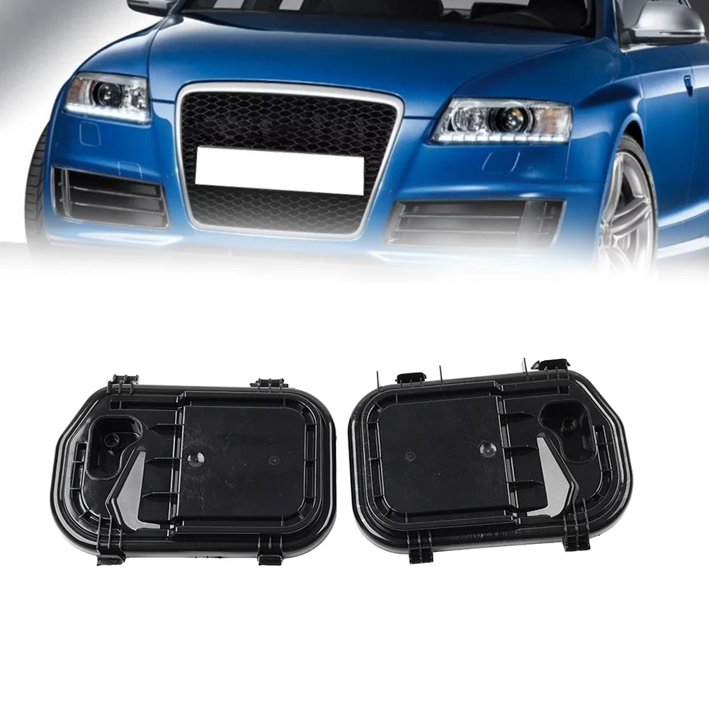 1 Pair Car Headlight Protective Cover 4F0941159 4F0941158 For Audi A6 S6 RS6 C6 2005 2006 2007 2008 2009 2010 2011