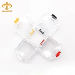 30pcs Dental Tooth Box con pellicola all'interno della membrana dente impianto scatola di plastica trasparente strumenti di laboratorio