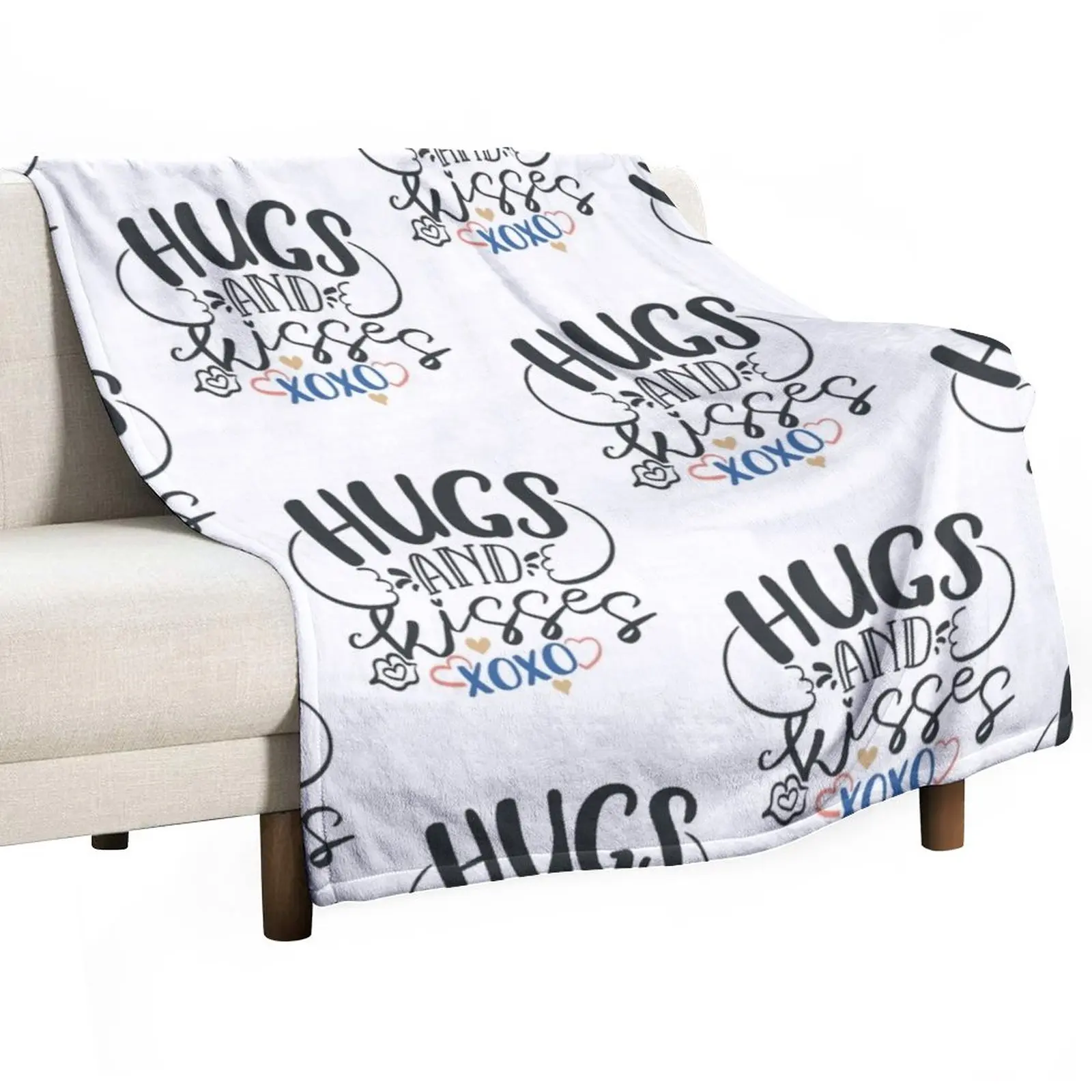 

Hugs And Kisses Throw Blanket throw blanket for sofa Plaid Blanket Sofa