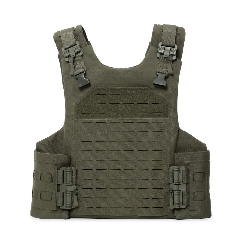 

New laser cutting tactical vest lightweight quick detachable MOLLE hunting tactical vest service vest equipment