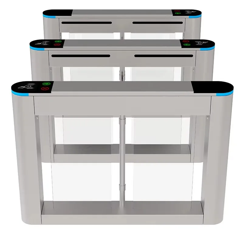 Automatic High Quality Security Electric Swing Gate Turnstile Supermarket Gate Vertical Swing Gate