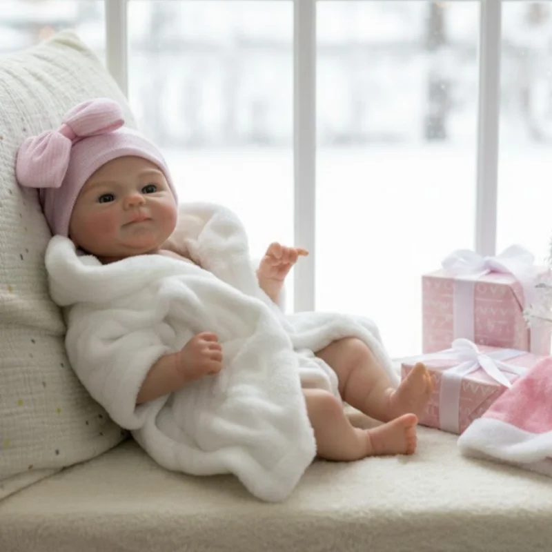 1 ST/3 Stijlen 13 Inch Wasbare Effen Siliconen Bebe Reborn Meisje & Jongen Poppen 3D Geschilderde Huid Handgemaakte Levensechte bebe reborn de silicona