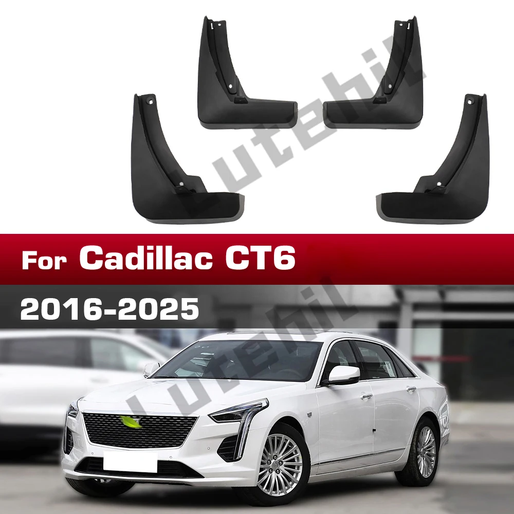 

For Cadillac CT6 2016-2025 2018 2019 2020 2021 2022 2023 2024 Fender Mudflaps Splash Guards Mudguards Mud Flaps car Accessories