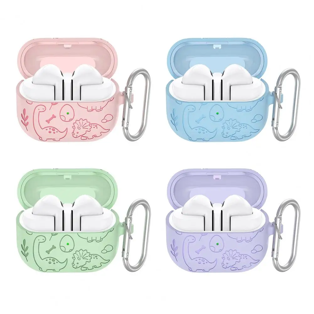 Liquid Silicone Earphone Case Fit Earphone Sleeve Shockproof Silicone Protective Covers for Samsung Buds 3/3 Pro Impact