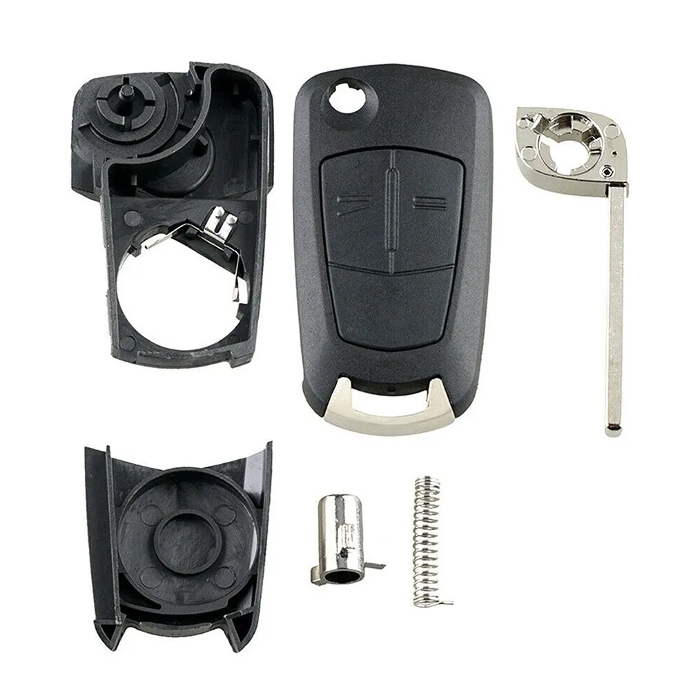 Key Shell Car Shell Accessory 2 Buttons 65*35*18MM For Opel Corsa Astra for vectra Zafira 2 Button Remote Flip Key Tools