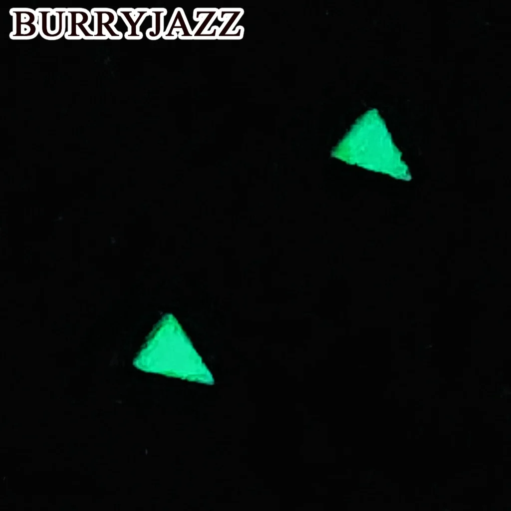 BURRYJAZZ-manecillas de reloj NH34 GMT, manecillas de reloj plateadas, amarillas, marrones, Rojas, azules, verdes, naranjas, púrpuras, verdes luminosas