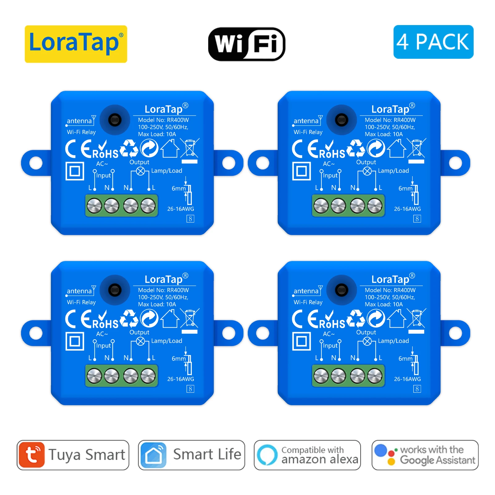 4 PACK Blue