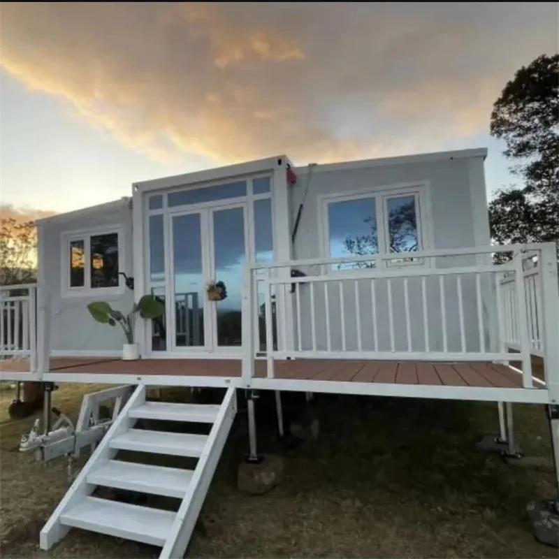 Heavy-Duty Container House Mobile House Double-wing Folding House High Quality Modern Prefab Expandable Tiny Hot Sale