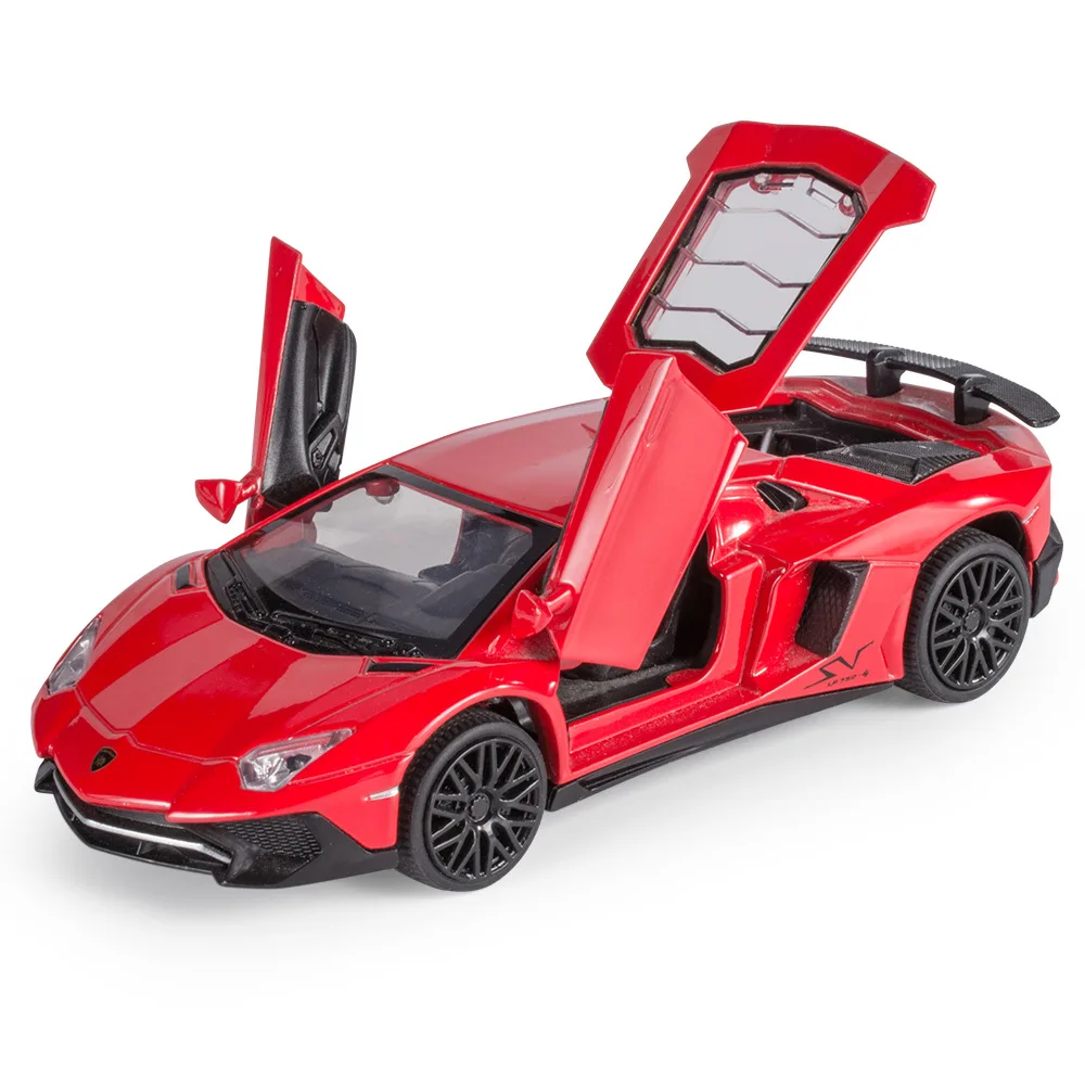 

Bulk 750 sports car 1/32 simulation children's sound and light feedback alloy car model toy