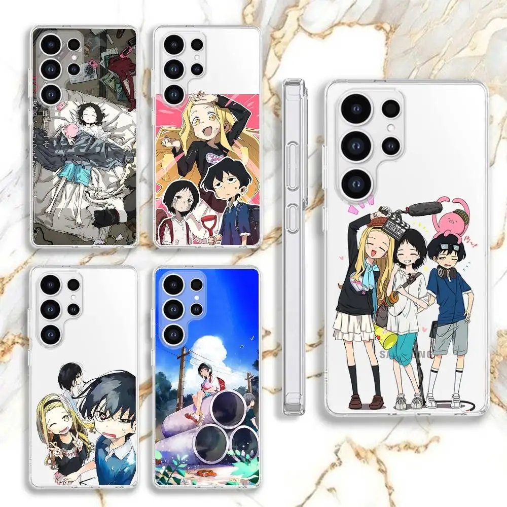 

T-Takopi s O-Original S-Sin Phone Case For Samsung S30,23,21,22,20, FE lite,S10,9,8,7 PIus Note20ultra Soft Transparent