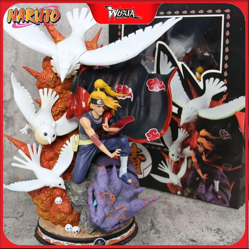 41 cm Naruto Akatsuki Deidara PVC Statue Modell Anime Cartoon Sammlung Figur Desktop Ornament Dekorationen für Kind Geburtstag Geschenk