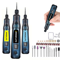 JANGKLIFE USB Cordless Rotary Tool Kit Woodworking Engraving Pen DIY For Jewelry Metal Glass Mini Wireless Drill