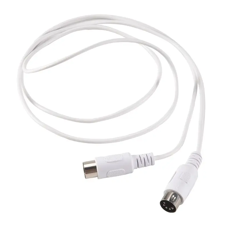 DT51 2 Pack 5 Pin MIDI Cable Male to Male, 1.5M DIN Extension Cord for Piano Keyboard Synthesizer