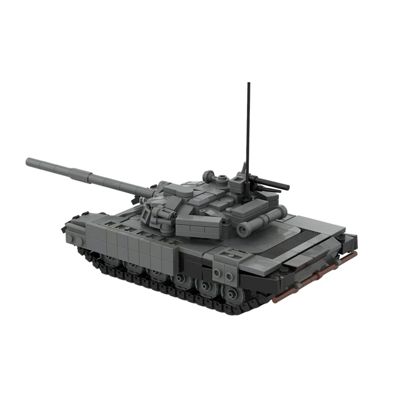 561-teiliges Militärpanzermodell TMOC-72B im Maßstab 1:45, MOC, anpassbarer modularer Baustein, kreatives Design, DIY-Spielzeug, Geburtstagsgeschenk