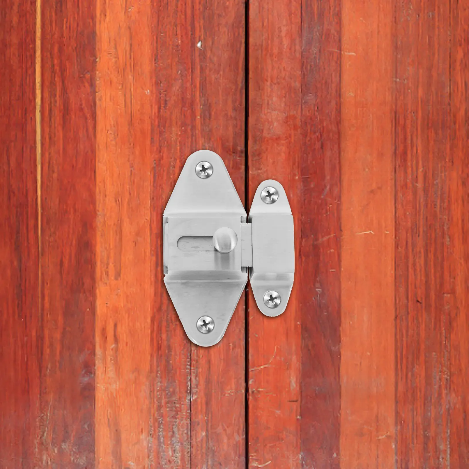 Stainless Steel Slide Latch Door Lock 304 Grade Heavy Duty Sliding Bolt Security Latch for Humid Environments Bathroom Garage