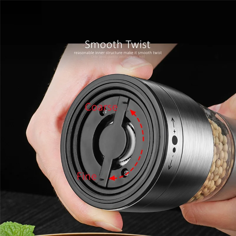 

BMBY-Pepper Grinder Spice Grinder Kitchen Spice Grinder Black And White Pepper Grinder