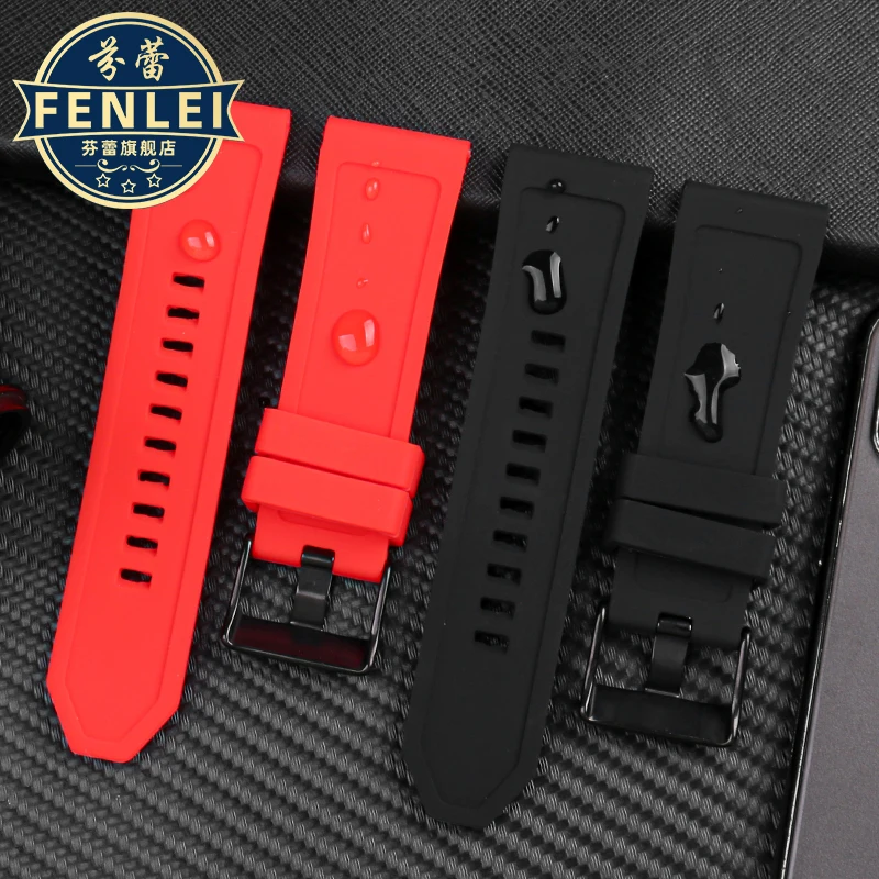 男性用シリコンウォッチバンド,ラバーストラップ,ベルト,防水,ディーゼル,dz4318,4323, 4476, 4496, 7348, 24, 26mm,アクセサリー