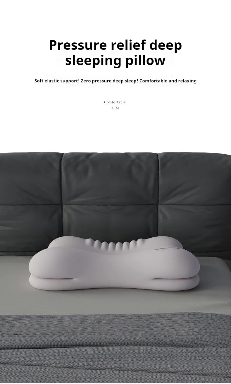 

Ergonomic Memory Foam Pillow for All Sleep Positions, Multi-Zone Support, Zero Pressure, Deep Sleep, Neck Pain Relief