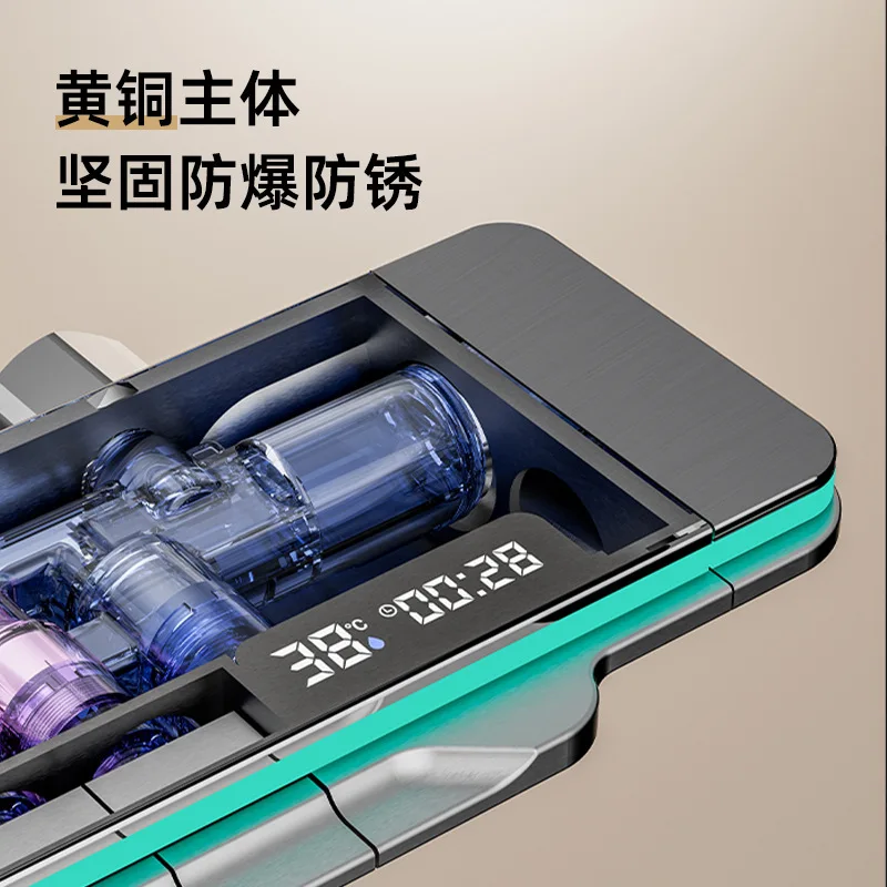 All copper, shower set, toilet, home, smart