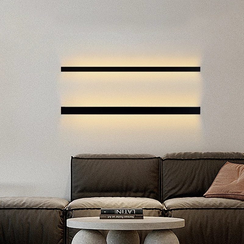 Porch Light Long Wall Light Modern Long Strip LED indoor lighting wall lamp Sconce 55cm 30cm 220V Decoration