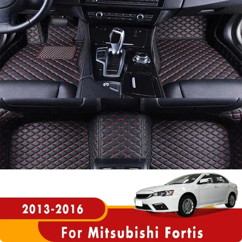 For Mitsubishi Fortis 2016 2015 2014 2013 Car Floor Mats Custom Carpets Covers Rugs Auto Interior Accessories Foot Pads