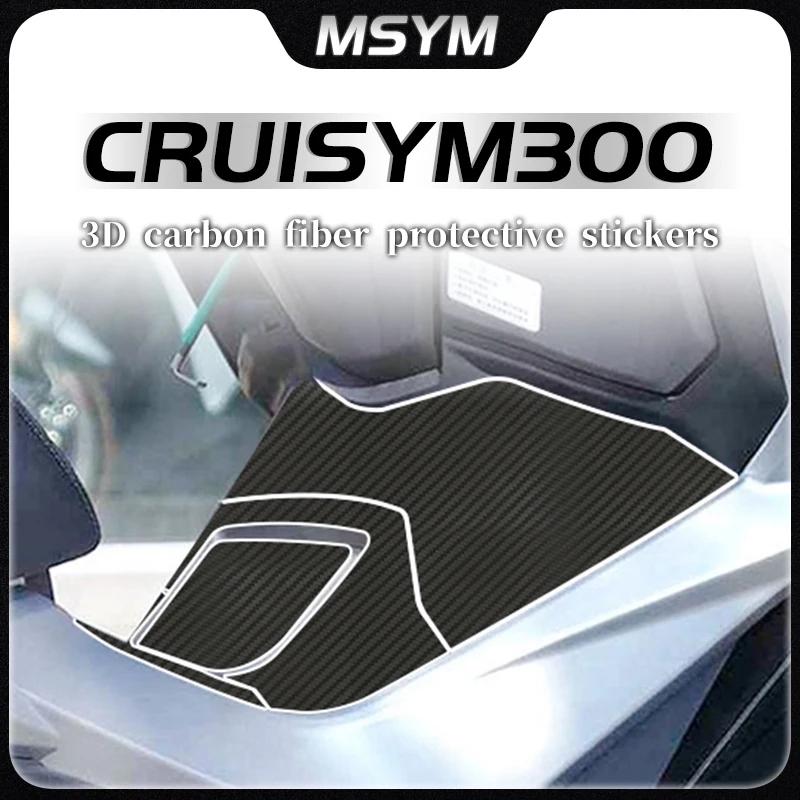 

Motorcycle 3D protective film anti-wear carbon fiber sticker transparent whole car For SYM CRUISYM300 Cruisym 300 sym cruisym300