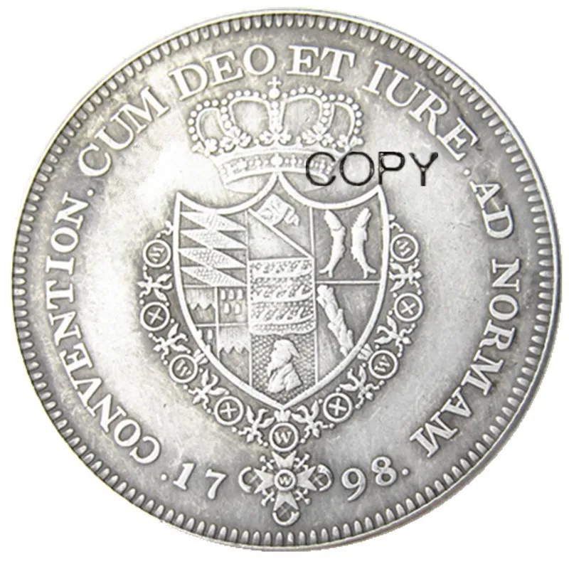 DE(21)Germany 1798 Wurttemberg, Thaler KM-Pn26 Silver Plated Copy Coin