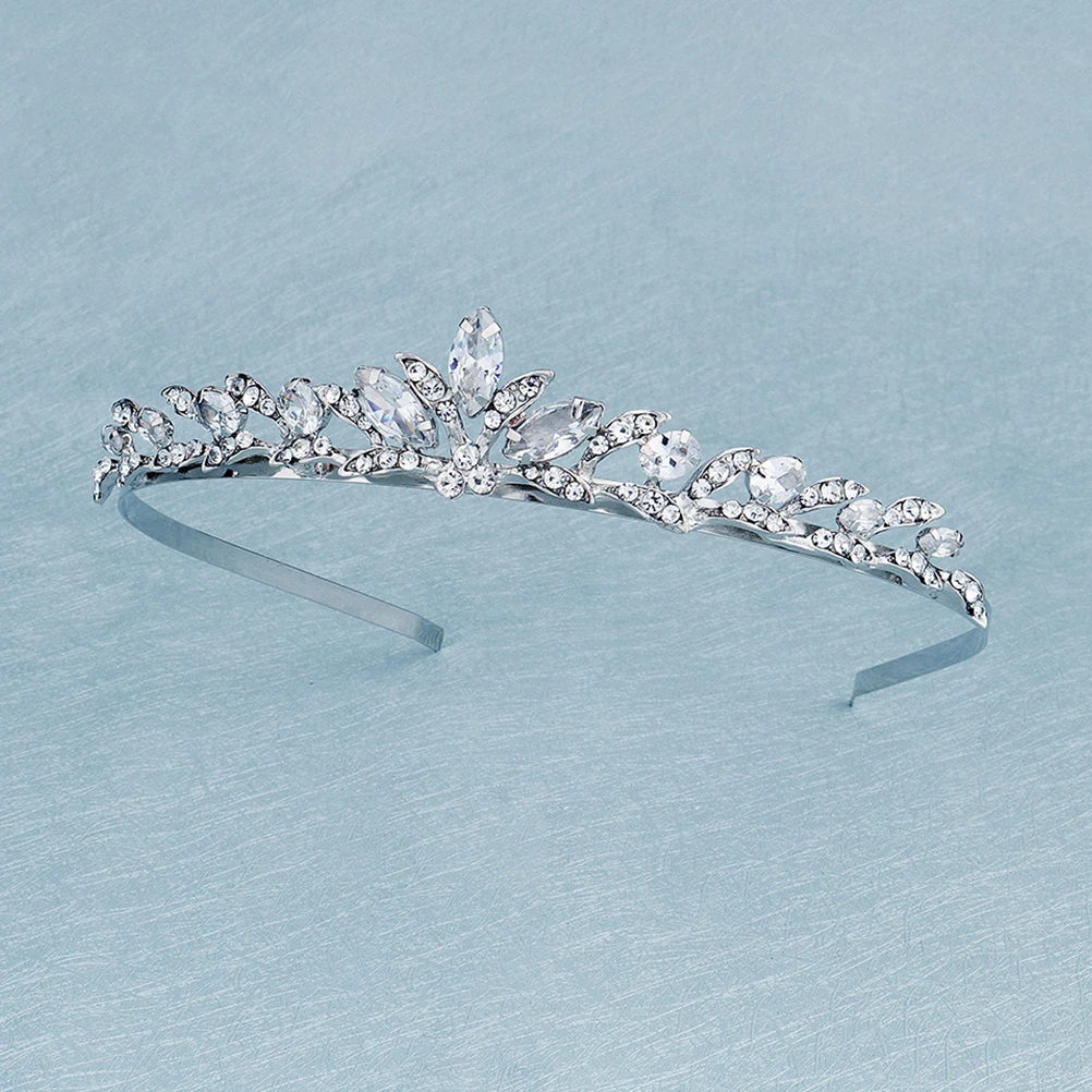 

Crown Headdress Rhinestone Crown Headwear Fashion Tiara Elegant Hair Hoop Birthday Party Wedding Engagement Photoshoot