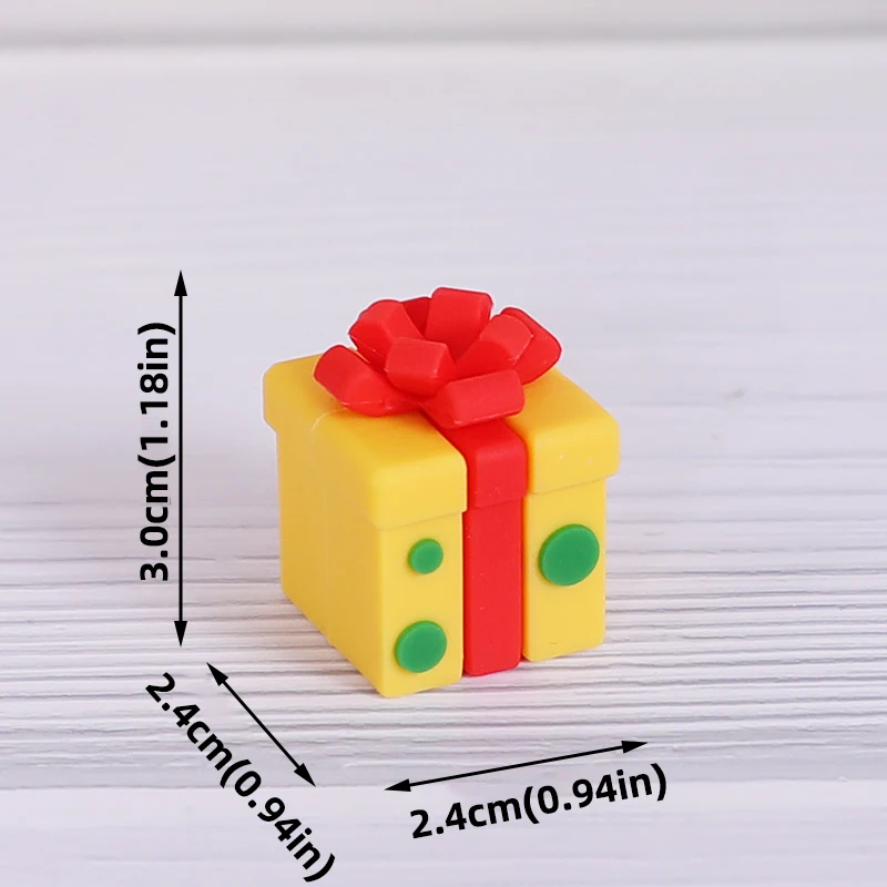 Neue Cupcake-Dekoration für Weihnachtskuchen, weicher Gummi-Weihnachtsbaum, Weihnachtsmann, Schneemann für Neujahr 2025, Weihnachts-Kuchenaufsatz – Detail 18