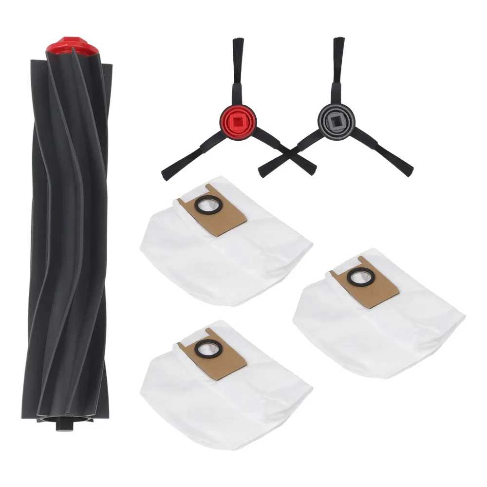 Main Roller Side Brush Dust Bags Kit Compatible For Eufy 3-in-1 E20 Robot Vacuum Cleaner  Household Cleaning Appliance Parts