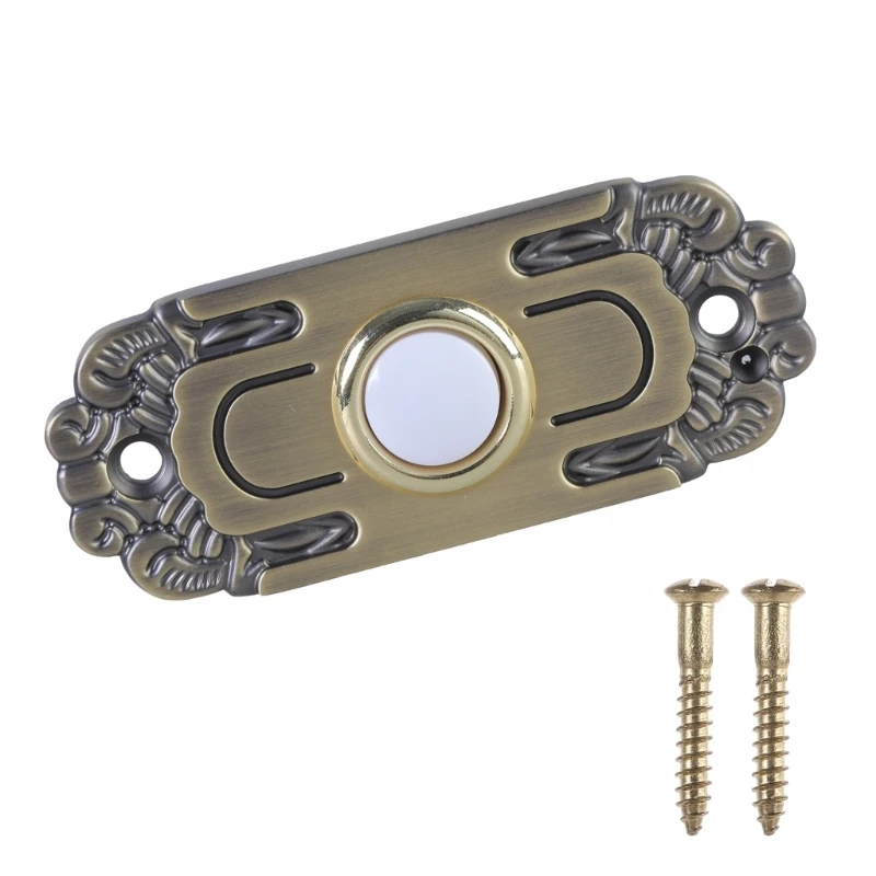 

Lighted Door Bells Push Buttons Brass Wiring Press Button Doorbell Switches