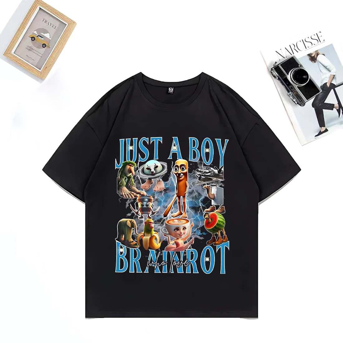 

Italian Brainrot Funny Meme T-shirts Unisex Tralalero Tralala Tung Tung Tung Sahur Bombardiro Crocodilo Lirili Larila T Shirts